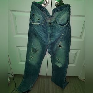 Mens distressed jeans